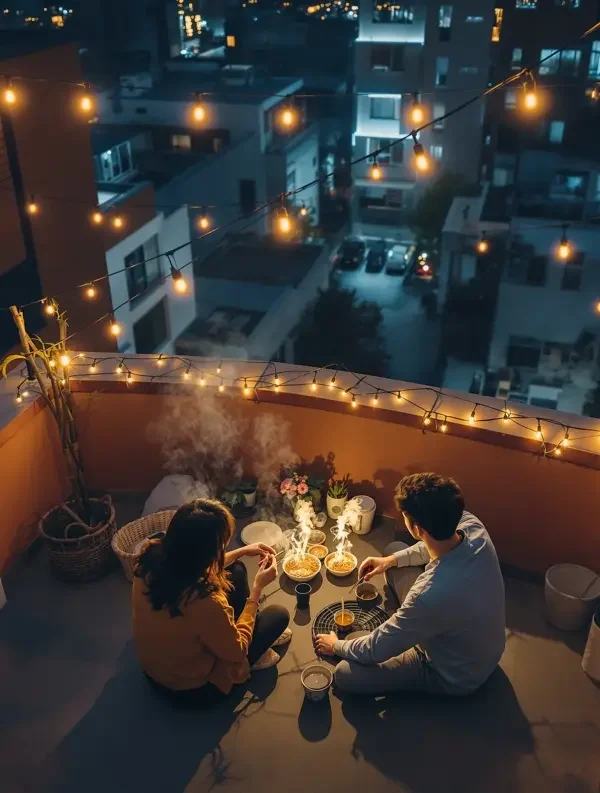 三级片 屋顶泡面之夜 韩国爱情剧 剧情海报